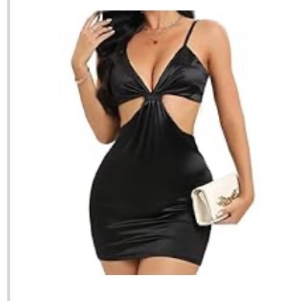 Satin Mini Dress
